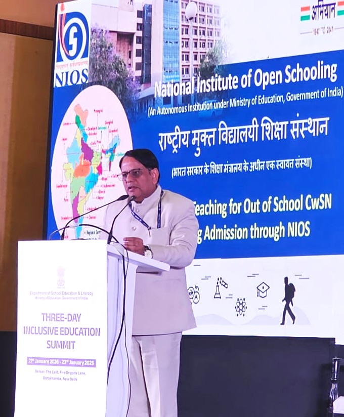 NIOS Strengthens Inclusive Education through Remedial Teaching for Children with Special Needs