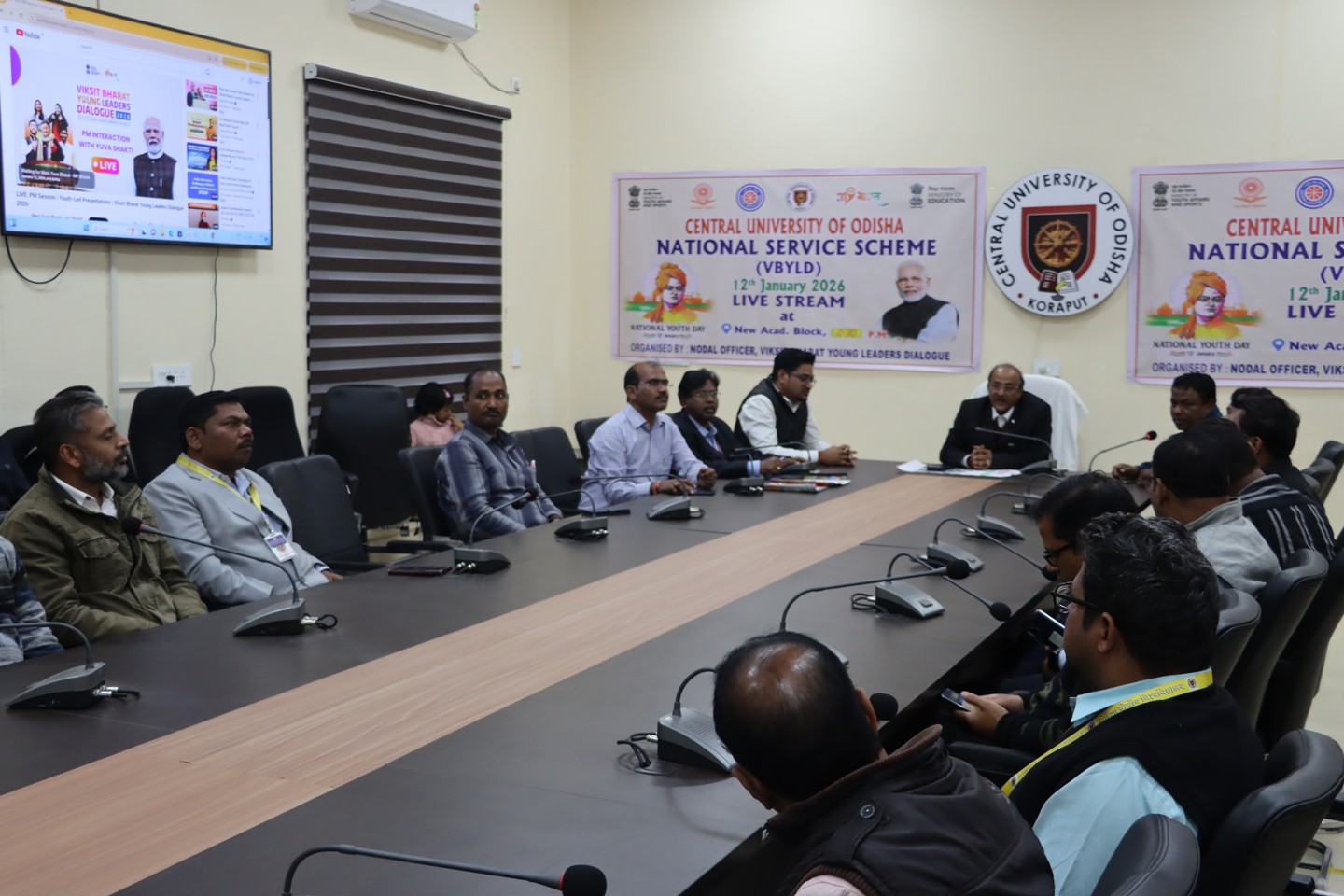 Central University of Odisha Observes National Youth Day with Run for Swadeshi