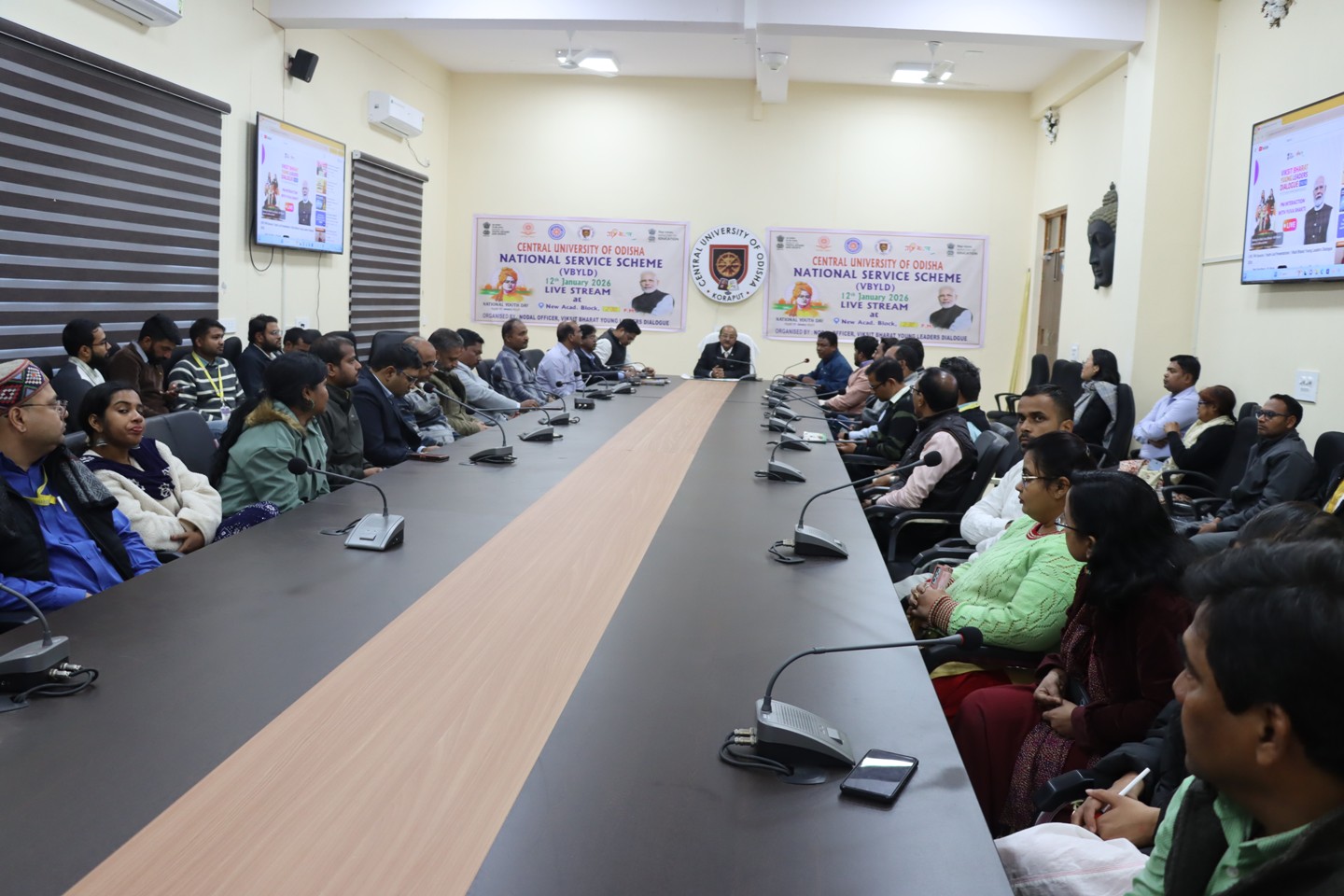 Central University of Odisha Observes National Youth Day with Run for Swadeshi