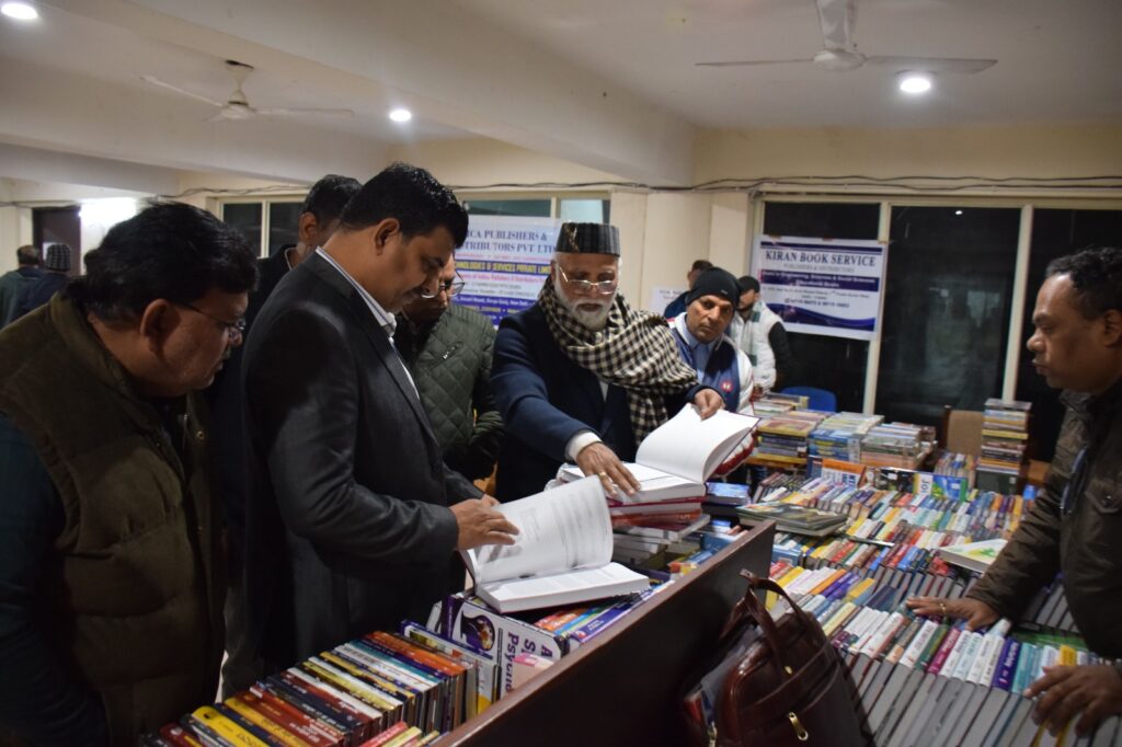 The two-day book fair at Indira Gandhi University concluded successfully.