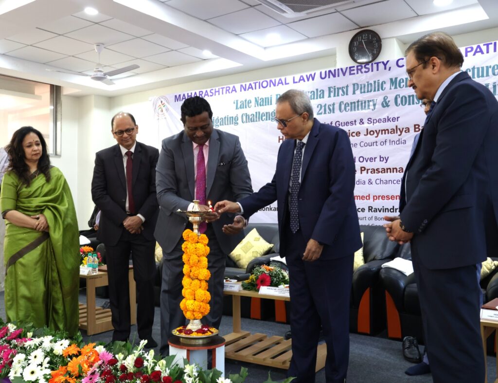 Late Nani Palkhivala First Memorial Lecture at MNLU Chhatrapati Sambhajinagar