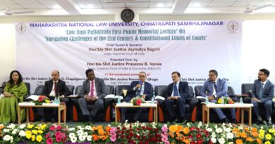 Late Nani Palkhivala First Memorial Lecture at MNLU Chhatrapati Sambhajinagar