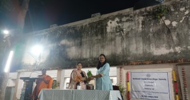 An empowerment workshop was held at the girls' hostel of Rashtrasant Tukadoji Maharaj Nagpur University.