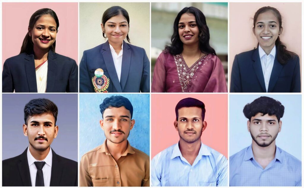 NSS volunteers from Sant Gadge Baba Amravati University participated in the state-level Republic Day parade.