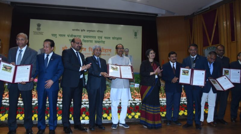 Rohilkhandi and Vrindavani cow breeds have been registered by IVRI