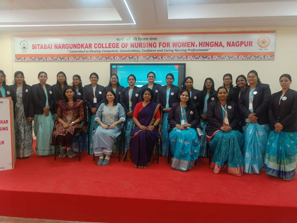 Continuous Professional Development (CPD) was conducted at Sitabai Nargundkar Nursing Women's College Nagpur