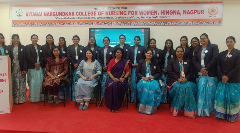 Continuous Professional Development (CPD) was conducted at Sitabai Nargundkar Nursing Women's College Nagpur