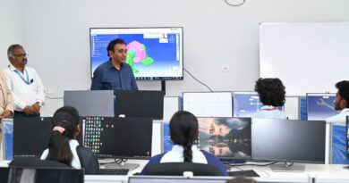 The state's Chief Secretary Rajesh Agrawal visited CIIIT Gadchiroli.