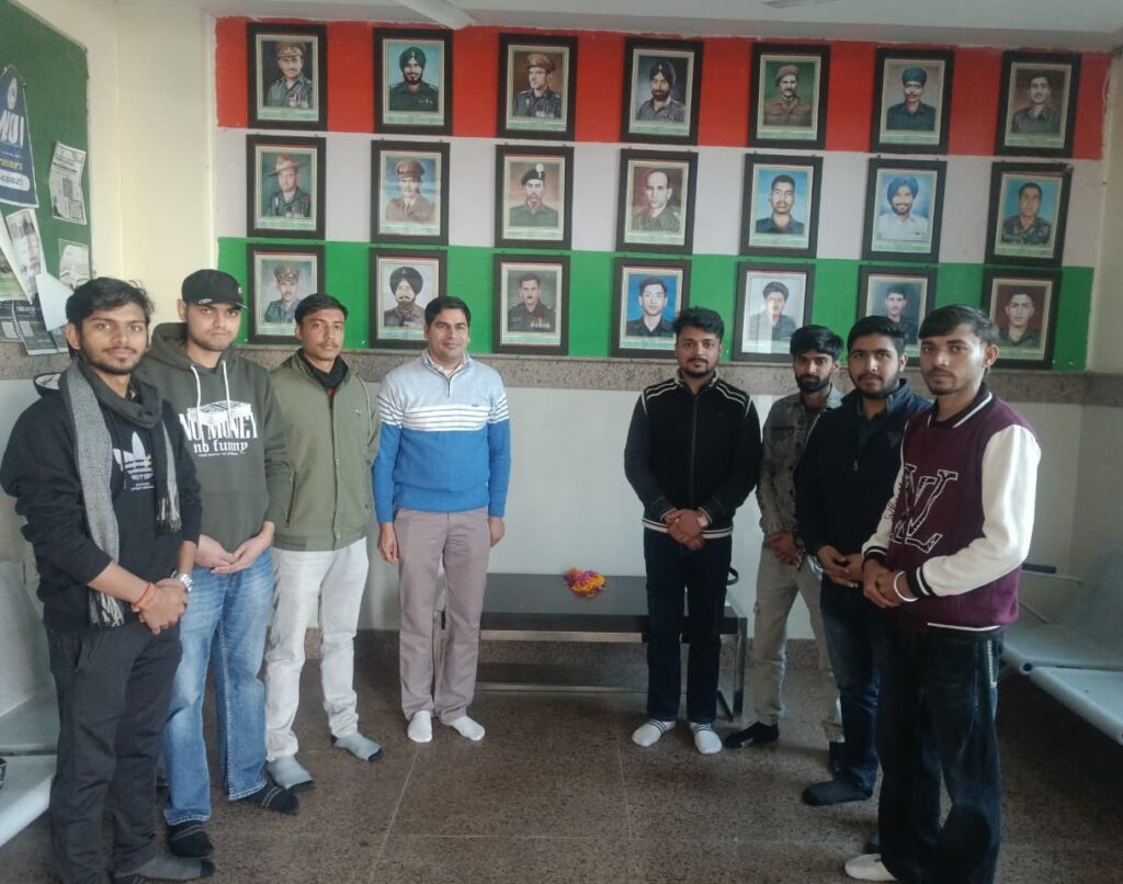 Tribute to Martyred Soldiers on the occasion of Army Day at Central University of Haryana