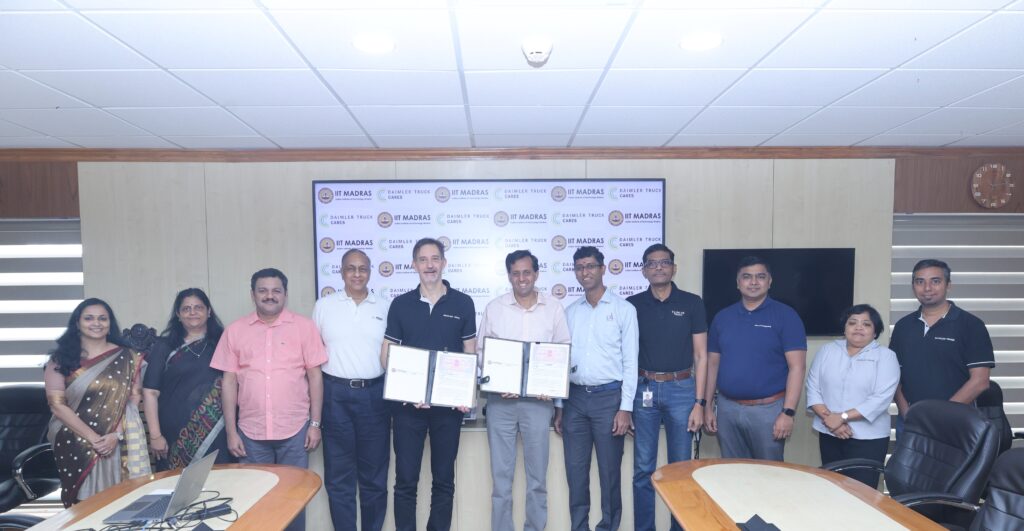 IIT Madras and Daimler India Commercial Vehicles Partner to Develop Universal Driver Rating System