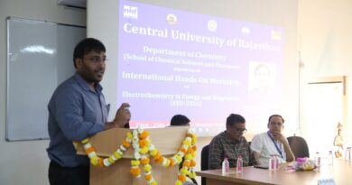 Three day international on “Electrochemistry in Energy and Diagnostics” at Central University of Rajasthan