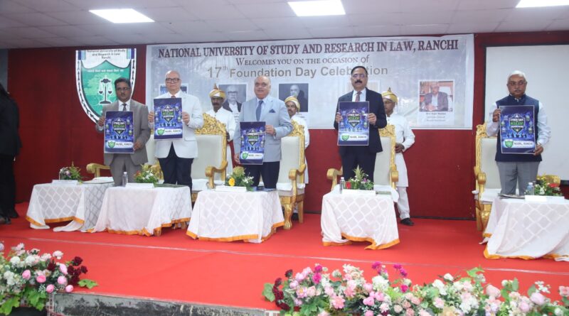 NUSRL Ranchi Marks 17th Foundation Day with Grandeur