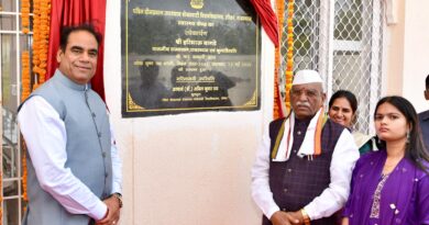 Governor Haribhau Bagde inaugurated development works at Pandit Deendayal Upadhyay Shekhawati University