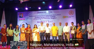 International Nurses Day celebrated with enthusiasm at Sitabai Nargundkar Women's Nursing College.
