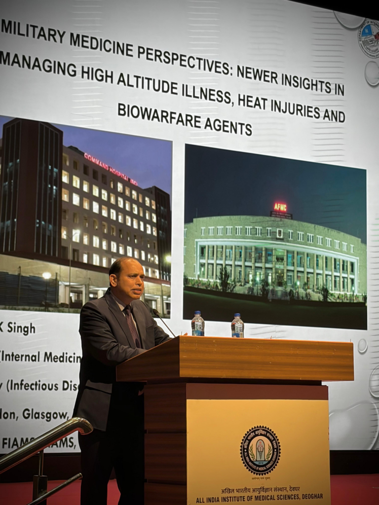 AIIMS Deoghar Organizes Lecture on “Military Medicine Perspectives”